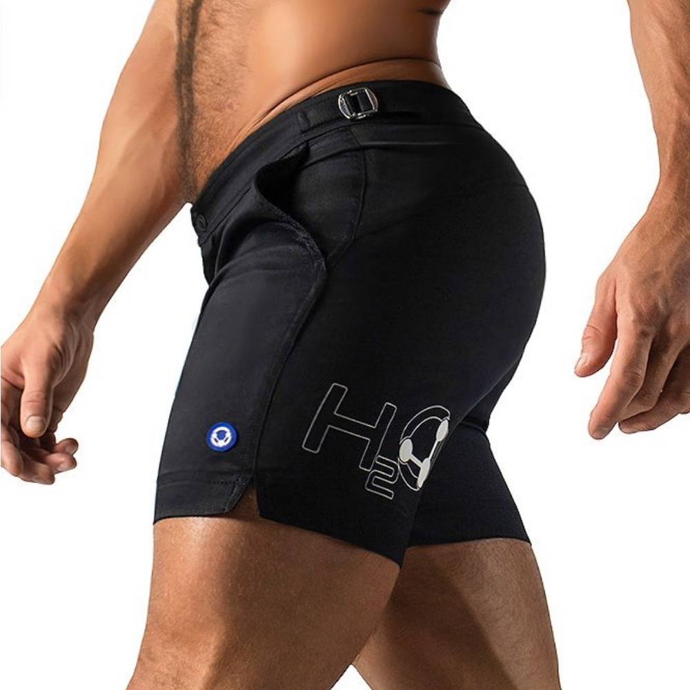 Men's Black Swim Shorts